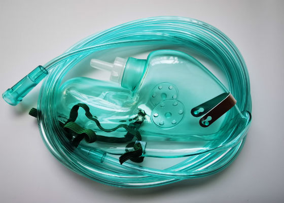 Star Lumen Tubing Oksigen Respirator Masker Wajah Terapi PVC Transparan