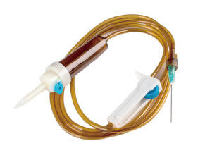 20 tetes Customized PVC Tube Admin Y Type Infusion Set Steril Dengan Flow Regulator