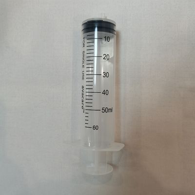3 Bagian Disposable Steril Syringe Transparan Tanpa Jarum Eksentrik
