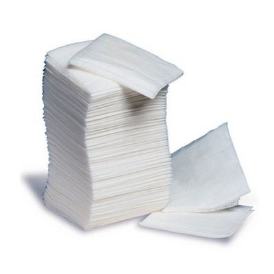 Non-Woven Non-Steril Dental Cotton Gaze Swab untuk menyerap darah dan mengeksudasi Gaze Swabs Swab pembalut luka putih
