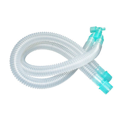 PVC Corrugated Anesthesia Alat Saluran Udara Sirkuit Pernafasan Medis sekali pakai