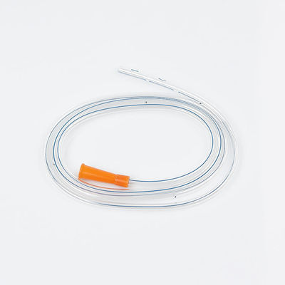 8-24FR Disposable Silicone Coated Catheter Silicone Stomach Feeding Tube untuk Medis