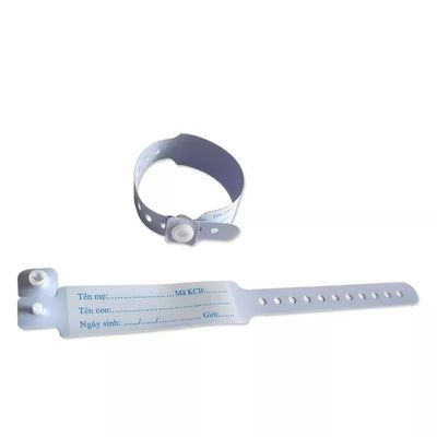 PVC Medical I.D. Wristband Konsumsi medis Nyaman sekali pakai tahan lama dan tahan air I.D. Wristband