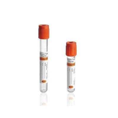 Pro-coagulation Tube Type PET atau Glass Material Tabung Pengumpul Darah Vakum Steril