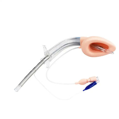 Double Lumen Silikon Laryngeal Mask Perangkat Airway Ukuran 2.5 Mengizinkan Kateter 12Fr